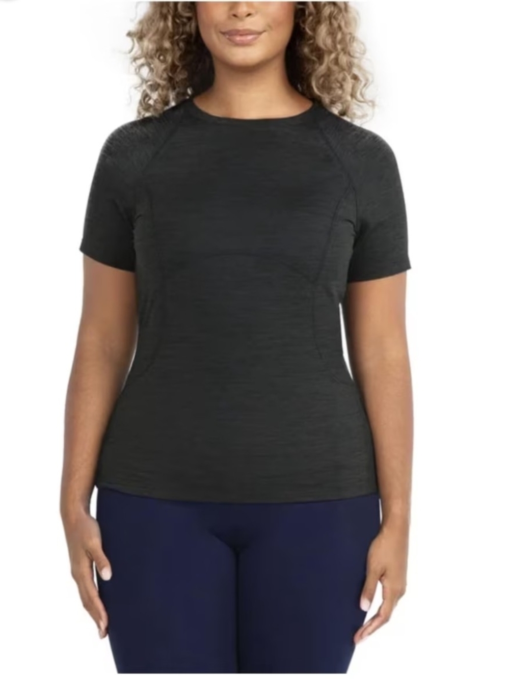 Spyder Women's Black Short-Sleeve  Performance Tee